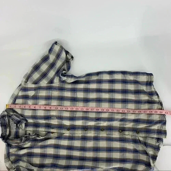 Carhartt XL Tall Short sleeve plaid shirt - Picture 6 of 10